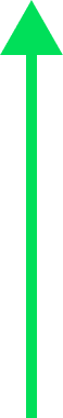 Green arrow pointing up